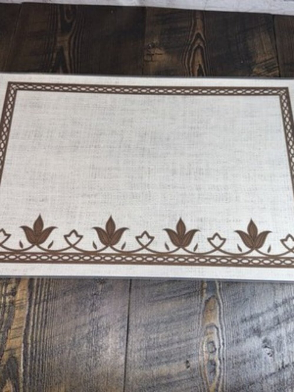 VTG‎ 9 Bright Of America Washington State Reversible 6 Placemats In Box 2 sided - Picture 7 of 16